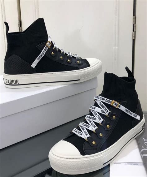 dior black high top sneakers|dior high top sneakers women's.